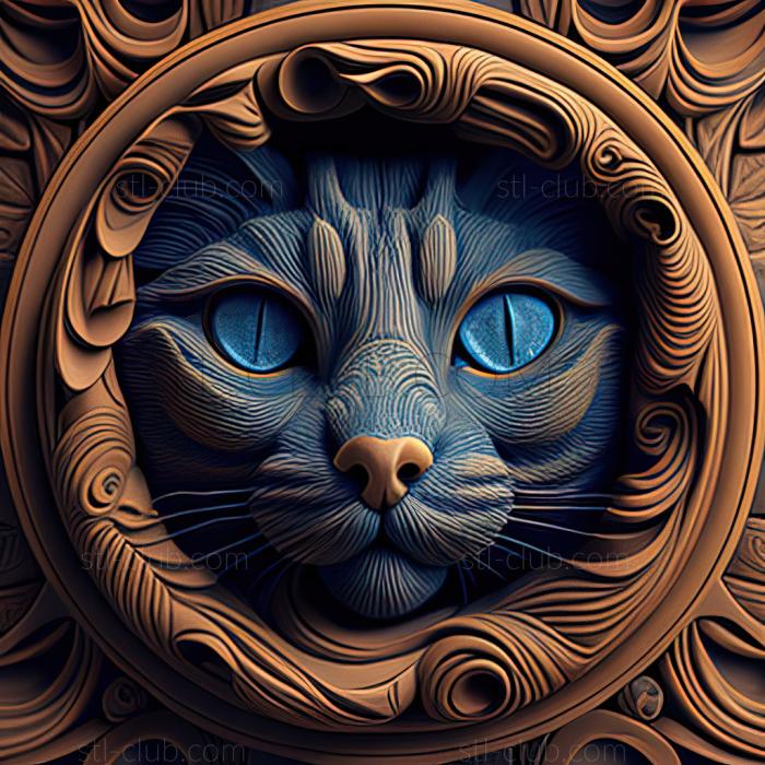 st Ojos Azules cat